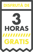 3 horas gratis